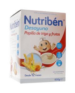 Nutriben Desayuno Papilla de Trigo y Frutas