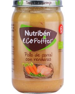 Nutribén Ecopotitos Pollo de Corral con Verduras