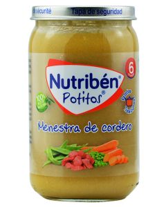 Nutribén Potito Menestra de Cordero