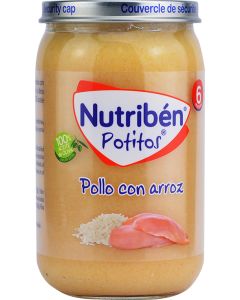 Nutribén Potitos Pollo con Arroz