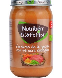 Nutribén Ecopotitos Verduras de la huerta con Ternera Eco