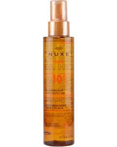 Nuxe Sun Aceite Bronceador Rostro y Cuerpo SPF10