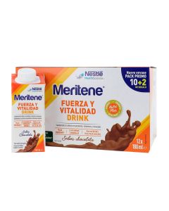 Pack Ahorro Meritene Fuerza y Vitalidad Batidos de Chocolate 12 Botellas
Nuevo Envase de 180 ml