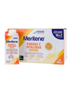 Meritene Pack Fuerza y Vitalidad Batidos de Vainilla 10 + 2