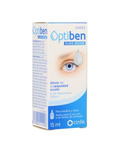 Optiben Ojos Secos Colirio 15 ml