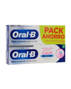 Oral-B Pack Ahorro Dentífrico Sensibilidad y Encías Calm