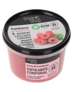 Organic Shop Exfoliante Corporal Frambuesa Orgánica y Azúcar