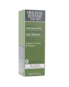 Original Botanic Aceite para barba Vegano y Anti-Rotura
