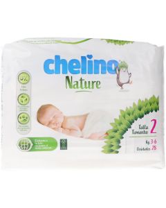 Chelino Nature Pañales Talla 2 (3 - 6 kg) 28 Uds
