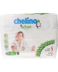 Chelino Nature Pañales Talla 5 (13-18 kg) 30 Uds