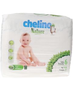 Chelino Nature Pañales Talla 6 (17 - 28 kg) 27 Uds