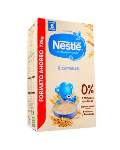 Nestlé Papillas 8 Cereales Formato Ahorro 725g