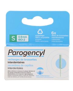 Parogencyl 6 recargas S de cepillos interdentales