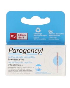 Parogencyl 6 recargas XS de cepillos interdentales