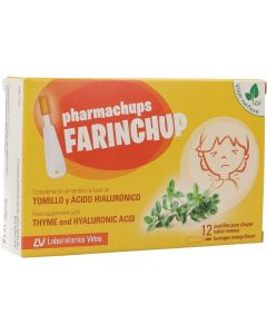 Pharmachups Farinchup palitos de chupar para la garganta