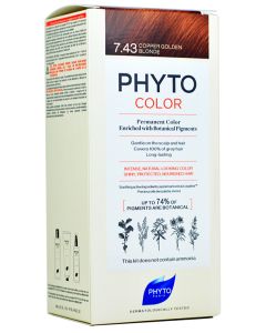 Phyto Color 7,43 Rubio Dorado Cobrizo