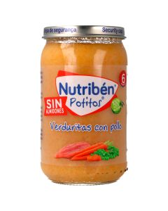 Nutribén Potito de Verduritas con Pollo 235 gr