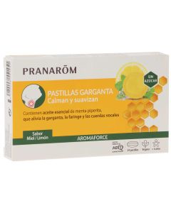 Paranarom Pastillas de miel y limón para la garganta