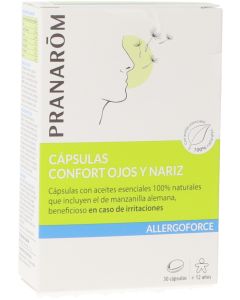 Pranaróm Allegoforce Confort Ojos y Nariz 30 Cápsulas