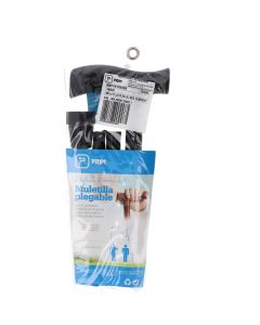 Prim Muletilla Plegable Aluminio Negro Puño Recto