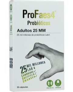 ProFaes4 Probióticos Adultos 25 MM 30 Cápsulas