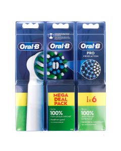 Oral-B Recambios Cross Action Blanco x6