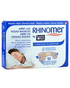Rhinomer Tiras Nasales Pequeñas 10 uds