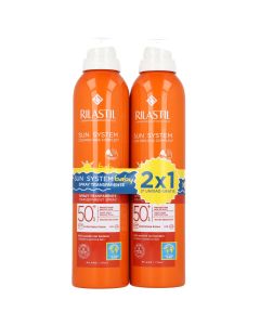 Rilastil Sun Duplo 2x1 System Baby Spray Transparente SPF50+