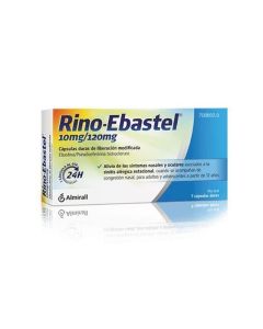RINO-EBASTEL 10 mg/120 mg 7 CAPSULAS LIBERACION MODIFICADA