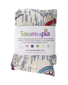 Sacoterapia Tipo Faja Estampado Mapa