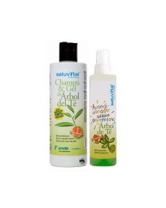 Saluvital Árbol de Té Champú + Acondicionador Pack