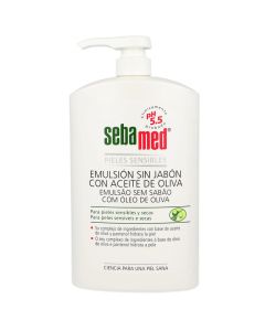 SebaMed Emulsión Sin Jabón Aceite de Oliva 1 Litro