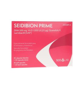 Seidibion Prime DHA + Vitamina D 30 Cápsulas