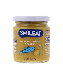 Smileat Potito Bacalao con Patatas y Verduras 230g