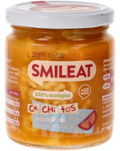 Smileat Cachitos Tarrito Eco Estrellitas con Tomate 230 gramos