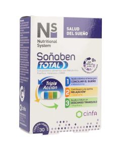 Ns Soñaben Total 1,95 mg Melatonina 30 Comprimidos