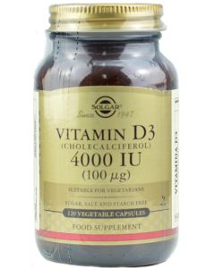 Solgar Vitamina D3 4000 IU