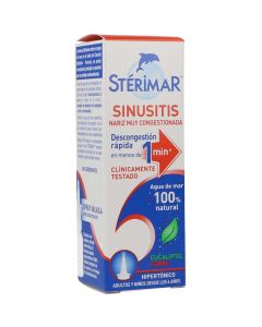Sterimar Agua Marina para Congestión Nasal por Sinusitis efecto Inmediato