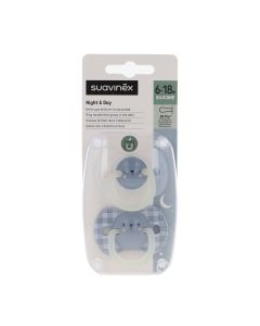 Suavinex Chupete Night & Day 6-18m Silicona