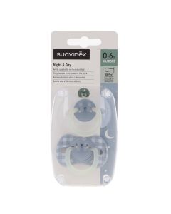 Suavinex Chupete Night & Day 0-6 M Silicona