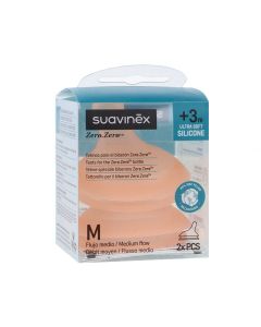 Suavinex Zero Tetinas para Biberón +3 Meses Flujo M
