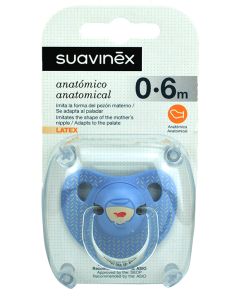 Suavinex Chupete Anatómico Látex 0-6M