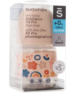 Suavinex Biberón Tetina SX Pro Flujo Lento +0 meses 150 ml