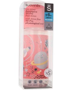Suavinex Biberón Tetina SX Pro Flujo Denso +6 meses 360 ml