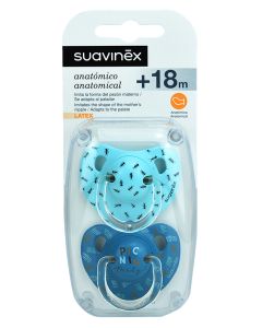 Suavinex Chupetes Anatómicos Látex +18M