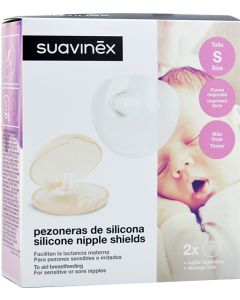 Suavinex Pezoneras de Silicona Talla S