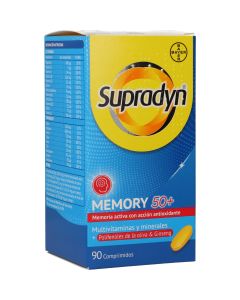 Supradyn Memory 50+ 90 Comprimidos 8470002016286