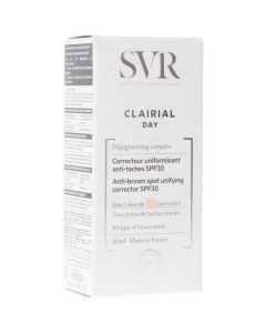 SVR Clairial Día Correcto Antimanchas SPF30 Color 30 ml