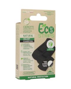 Eco Natural 25 Apósitos negros de bambú