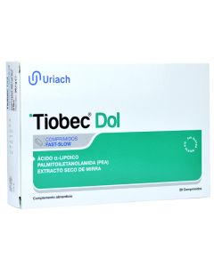 Tiobec Dol 20 Comprimidos
